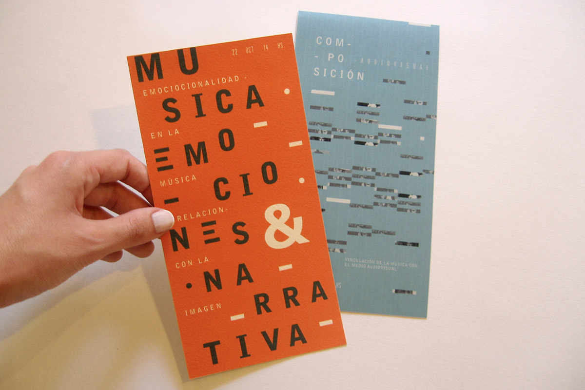 aficheta postales promoción diseño grafico florencia Suarez