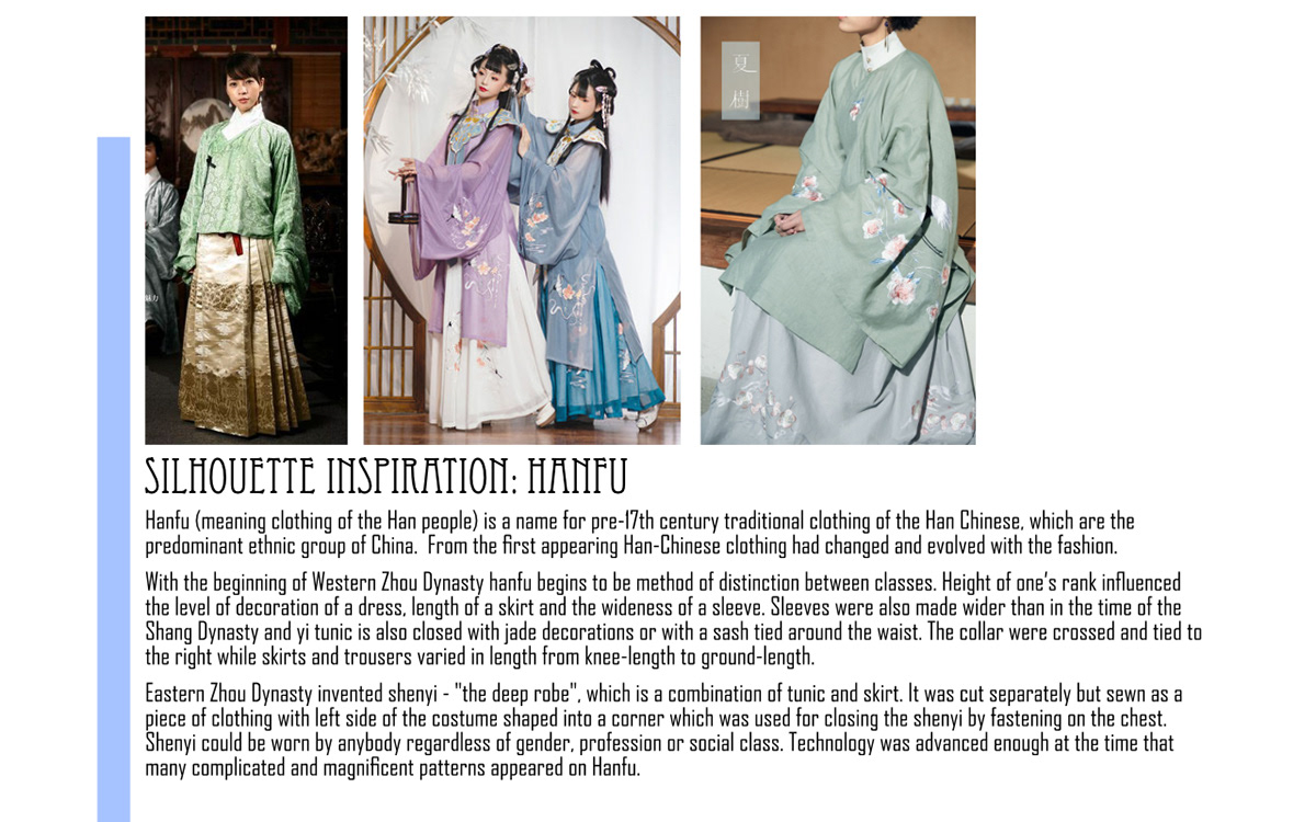 Chinese history Fashion  Fashion Illustrations Research work