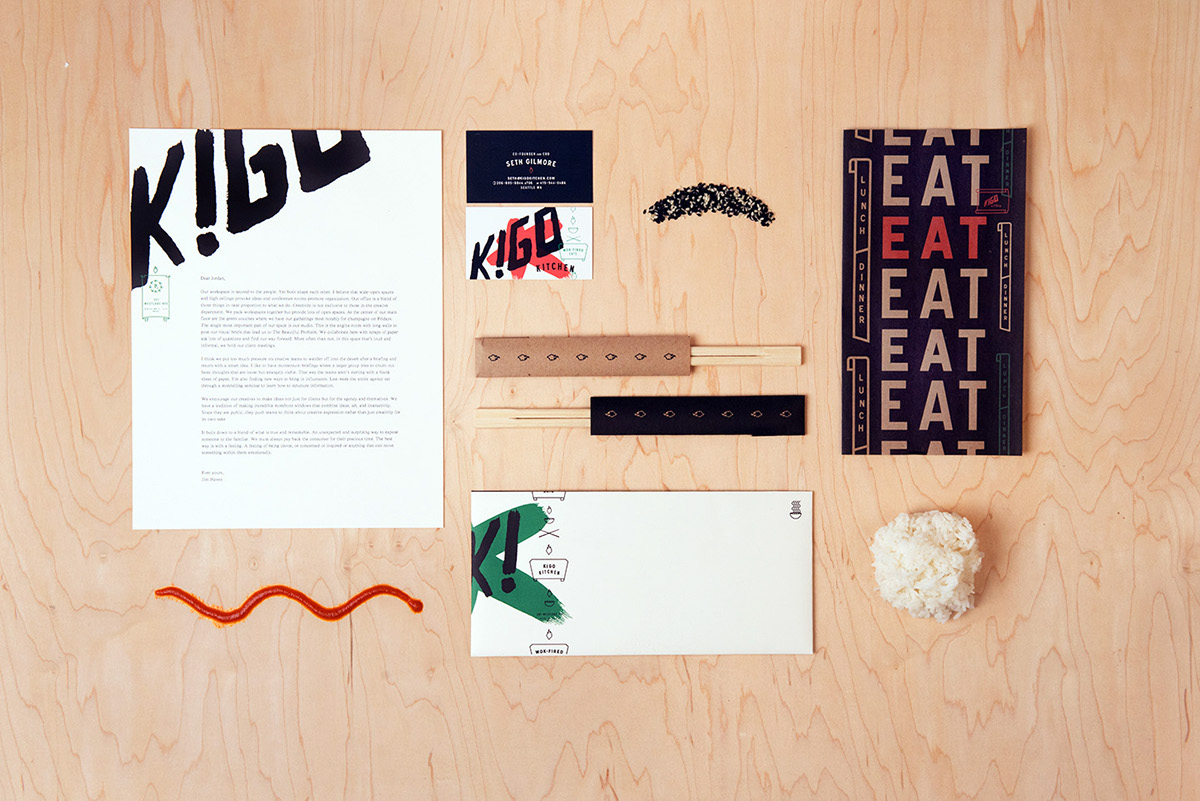 restaurant handmade typography graphic design 