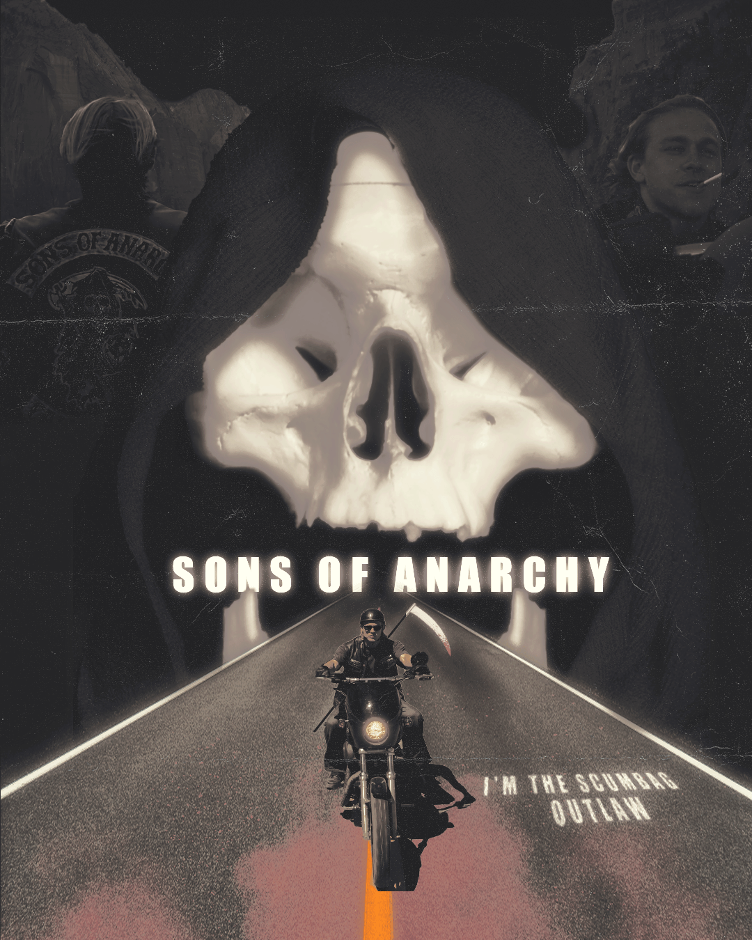 sons of anarchy jax teller charlie hunnam poster design Poster Design posters photoshop samcro