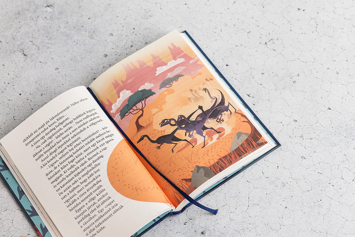 book children book Dinosaur children design digital digitalart graphicdesign ILLUSTRATION  tale