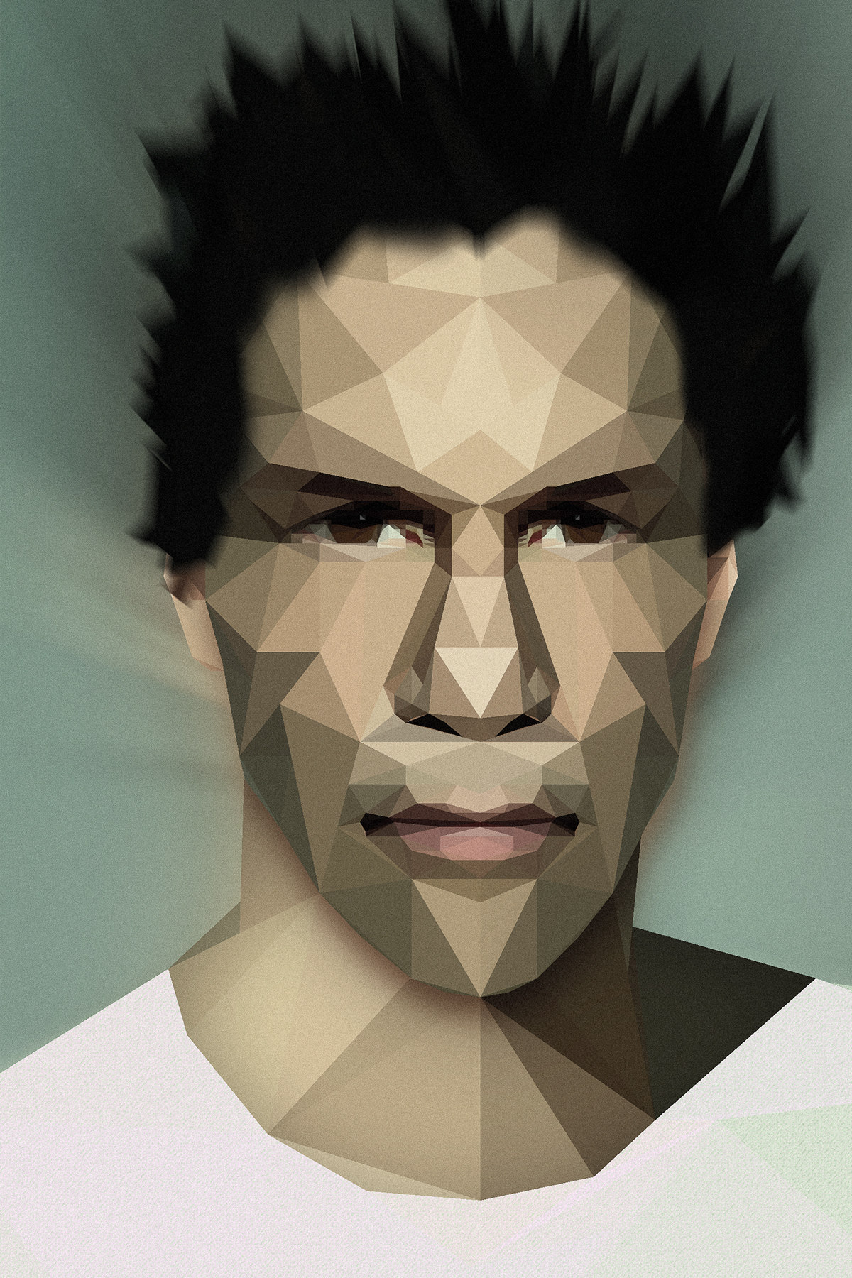Adobe Portfolio NEO Polygons portrait