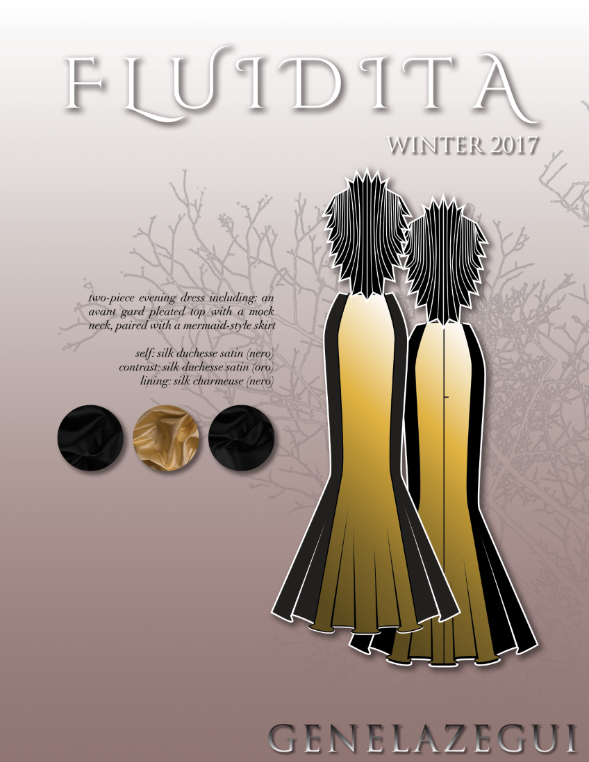 fashion design evening dresses winter 2017 COUTOUR avant gard detail-oriented genelazegui gowns dresses ILLUSTRATION 