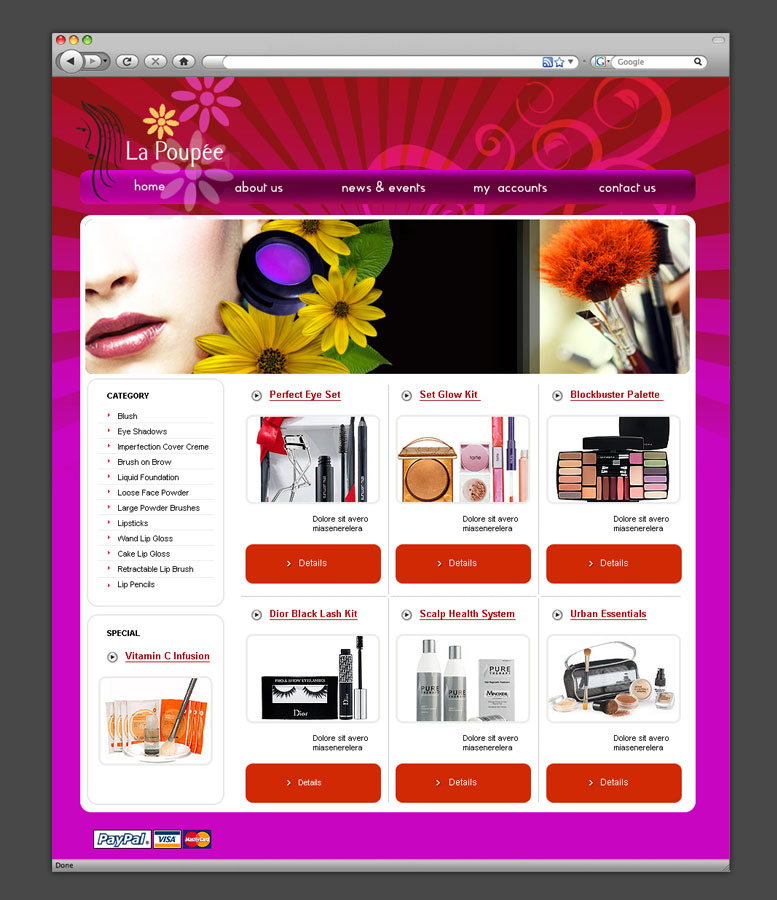 Website Web colors colours color colour creative White black brown red neat clear