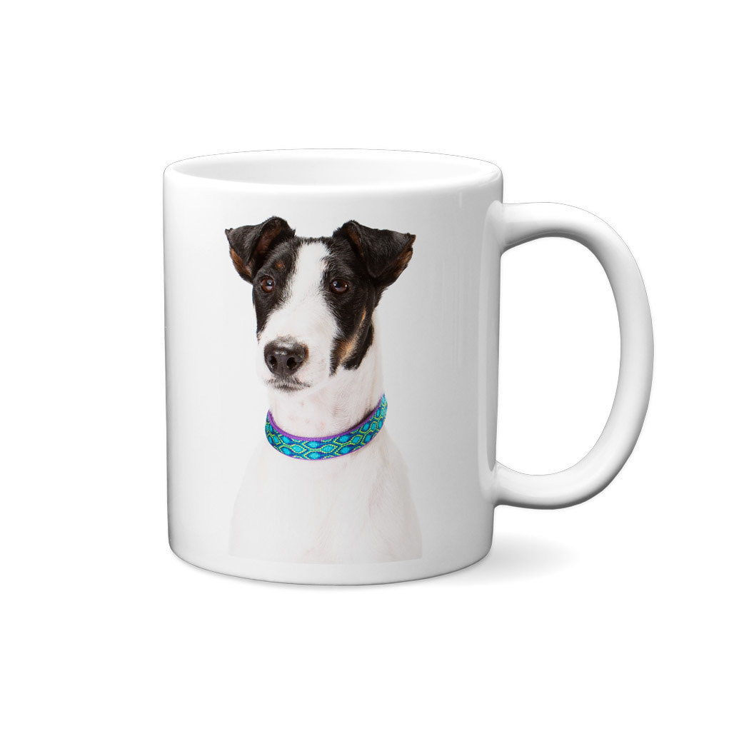smooth fox terrier on duke and ray brand  made in usa mug