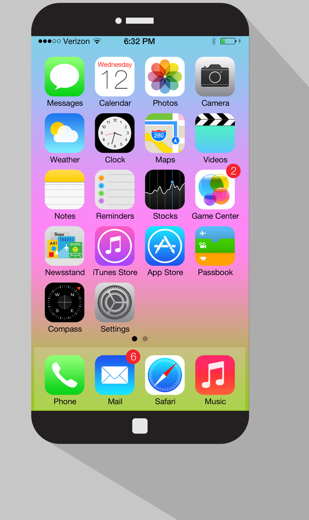 iphone 6 ios7 app android iphone app psd free psd photoshop iOS7 GUI Kit app icon
