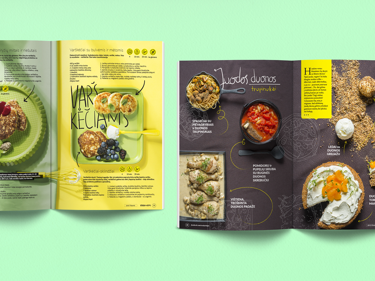 Culinary magazine Food  editorial design  Layout cuisine recipe typography   ILLUSTRATION  food photography