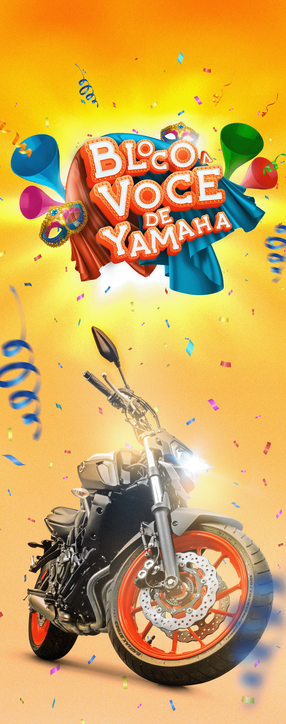 moto Carnaval digital kv Braga Motos yamaha design Direção de arte Publicidaade