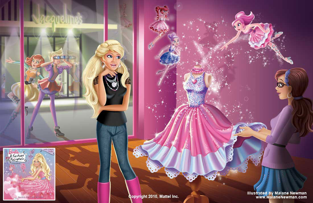 Colorist for Barbie Children's Book on Behance