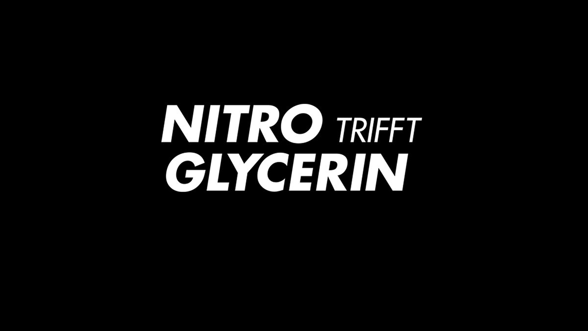 nitro nitro trifft glycerin explosion Dagmar Voit Voit dagmar ATV magazin advert print digitl rint