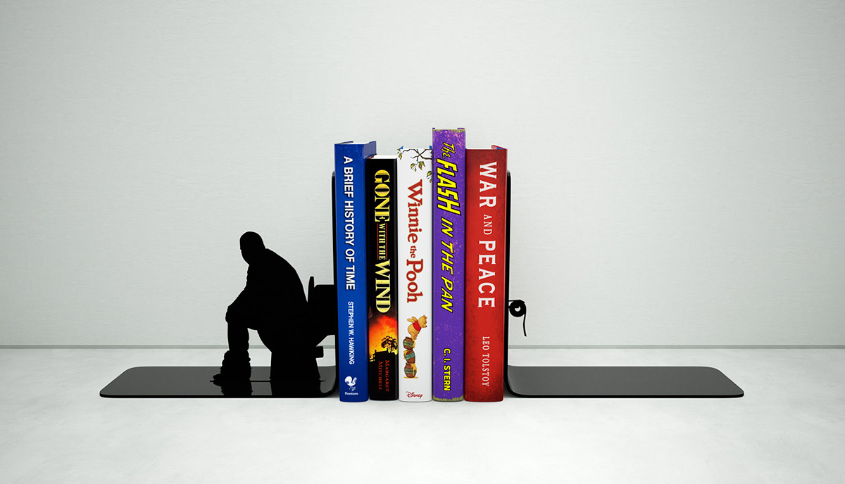 3dmodel vray humour Fun Bookend lighting