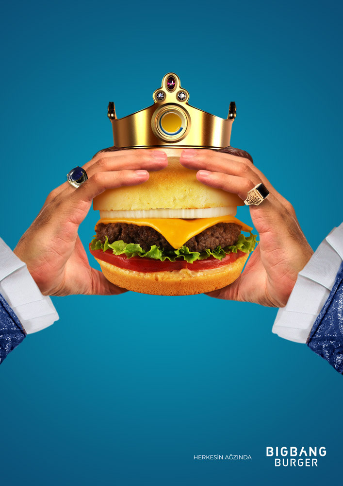 hamburger burger Food  ilan reklam reklam yazarı prınt advertısıng   copywrıter