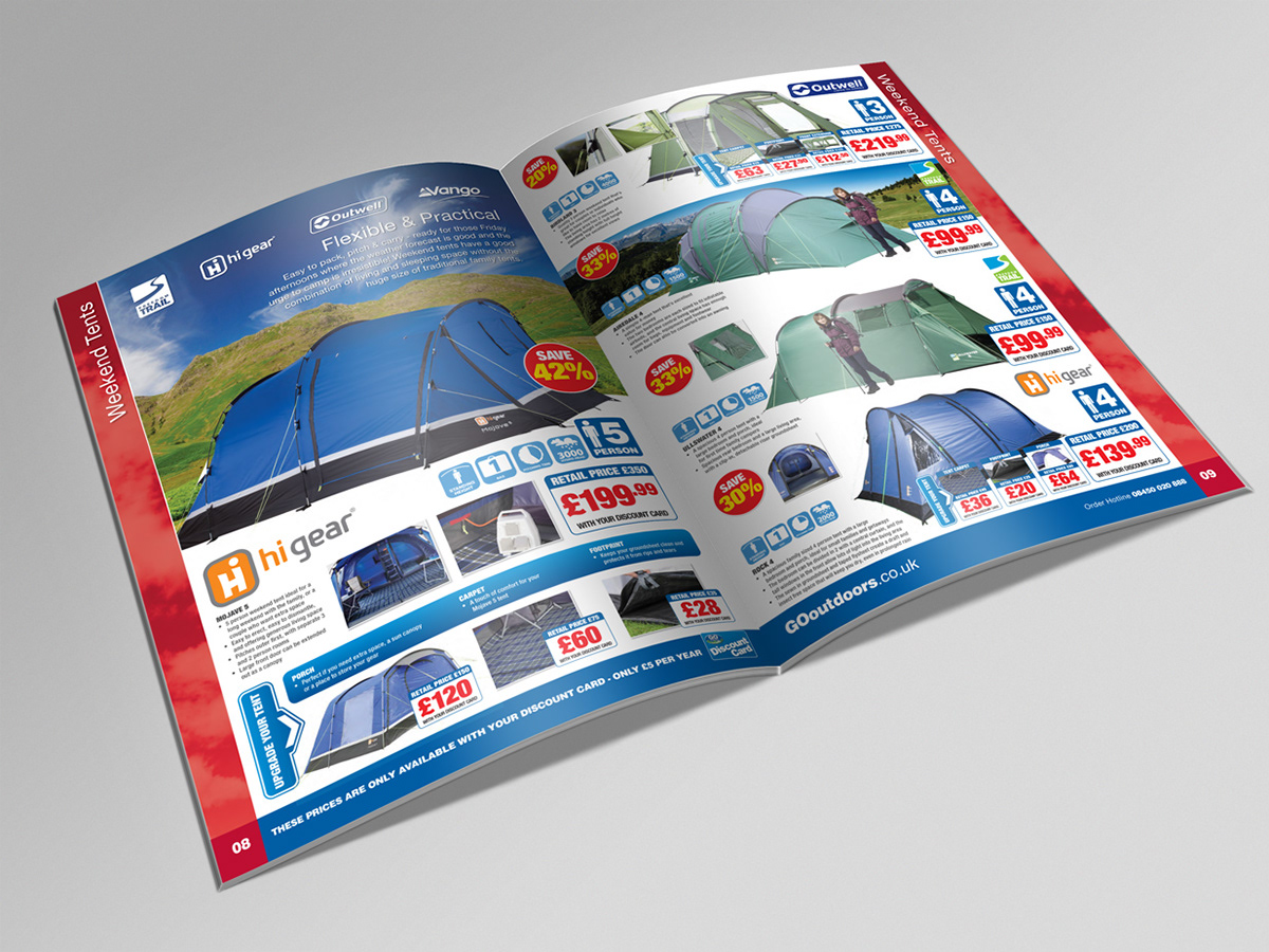 Catalogue a4 colour tents