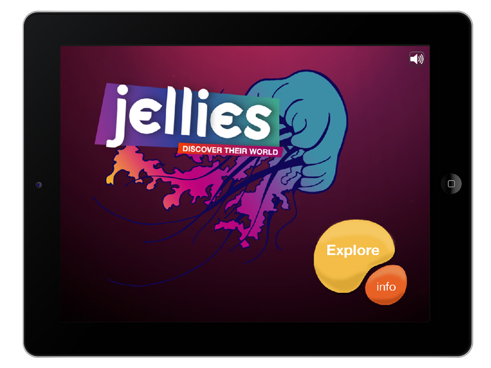 motion graphics  iPad App photoshop after effects jellyfish Shedd Aquarium Flash