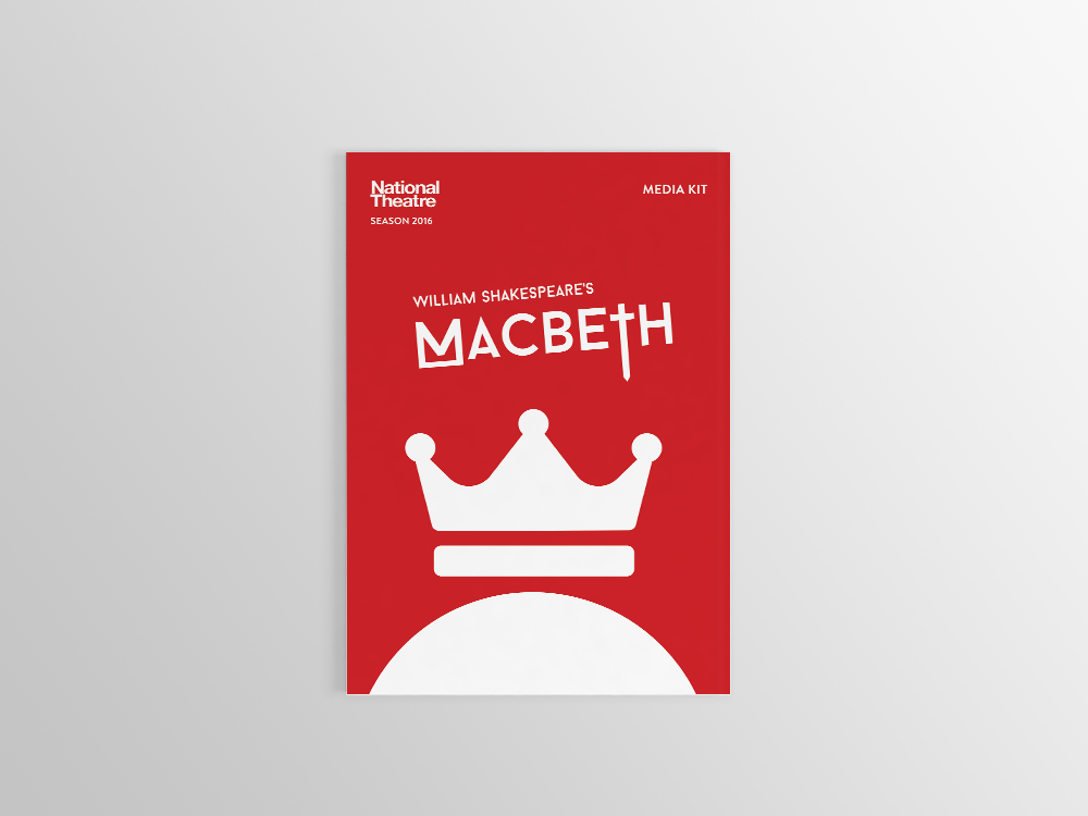 Macbeth Media Kit poster Style Guide Advertising  shakespeare play