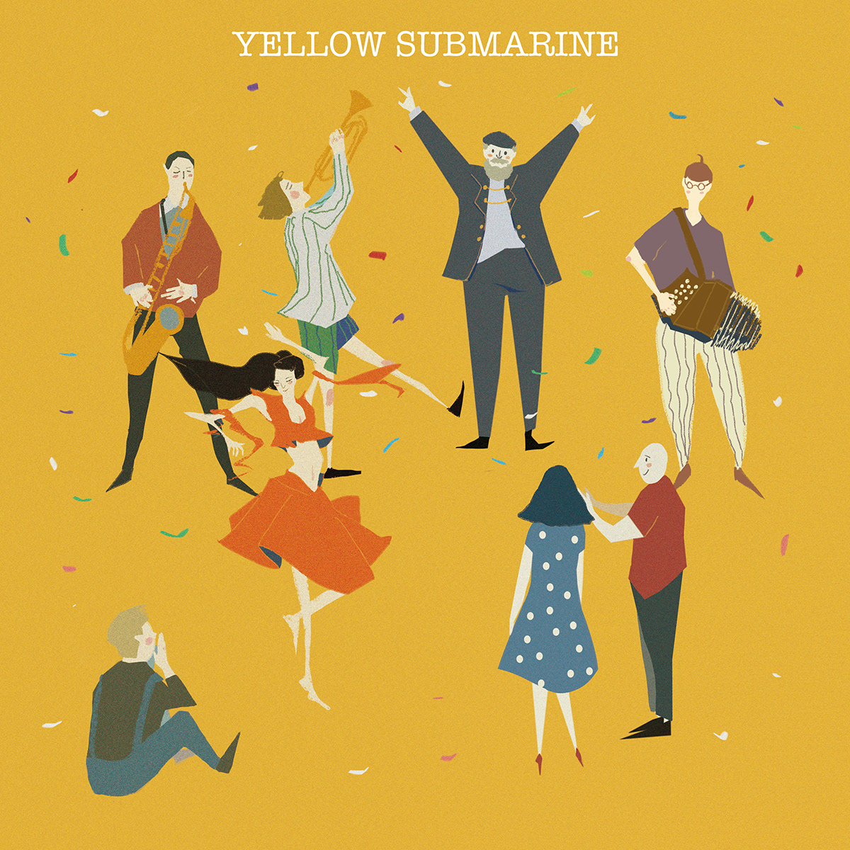 Beatles yellowsubmarine stopmotion ILLUSTRATION  popupbook