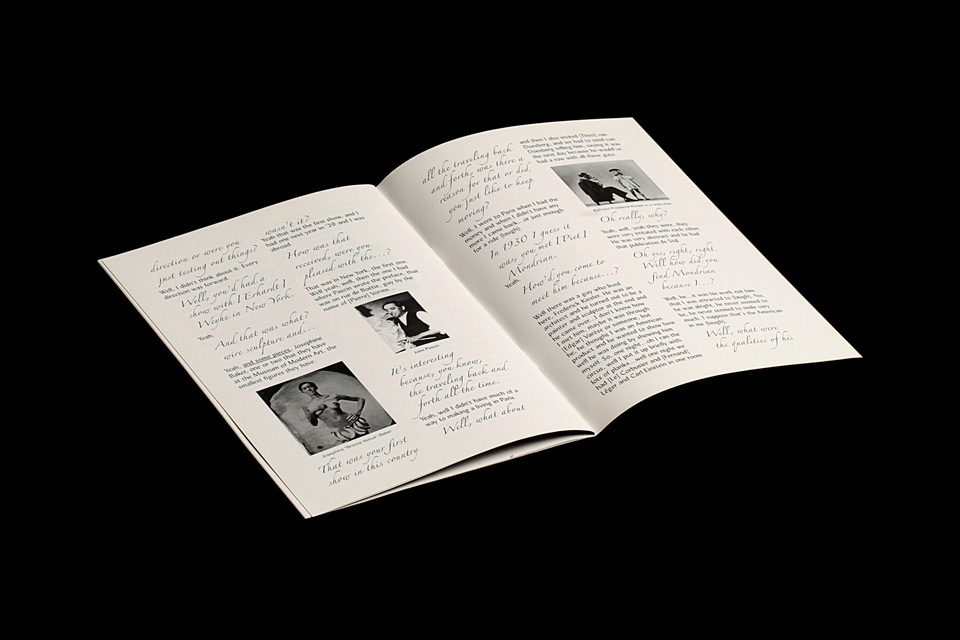 fanzine  Alexander Calder lecture