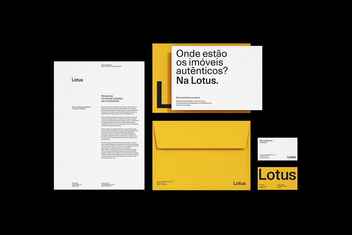 archtecture brand branding  graphic graphic design  modern modernism yellow