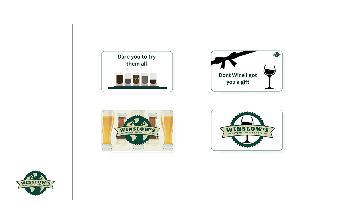 restaurant market deli brewery Poster Design gift card Coasters apparel