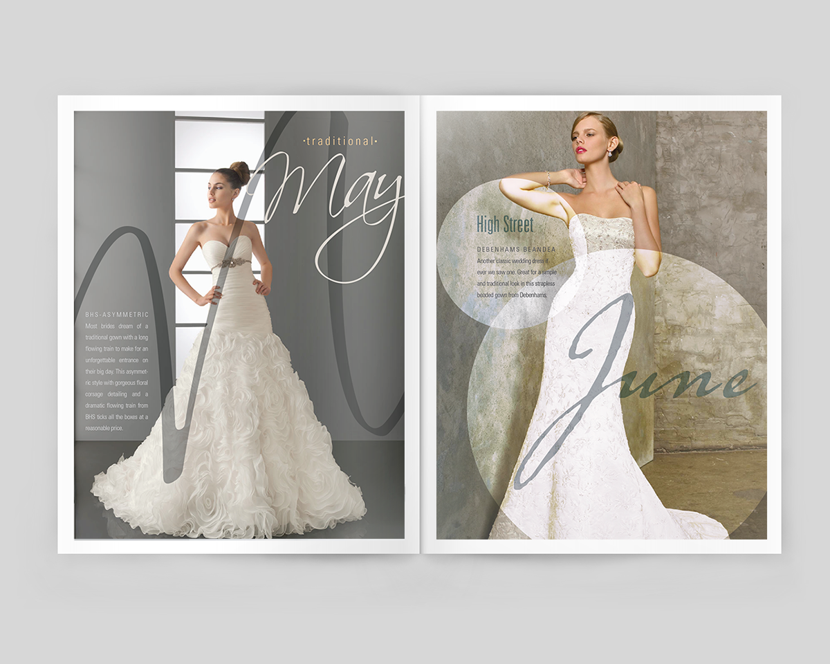 magazine Fashion  wedding bride dress creative