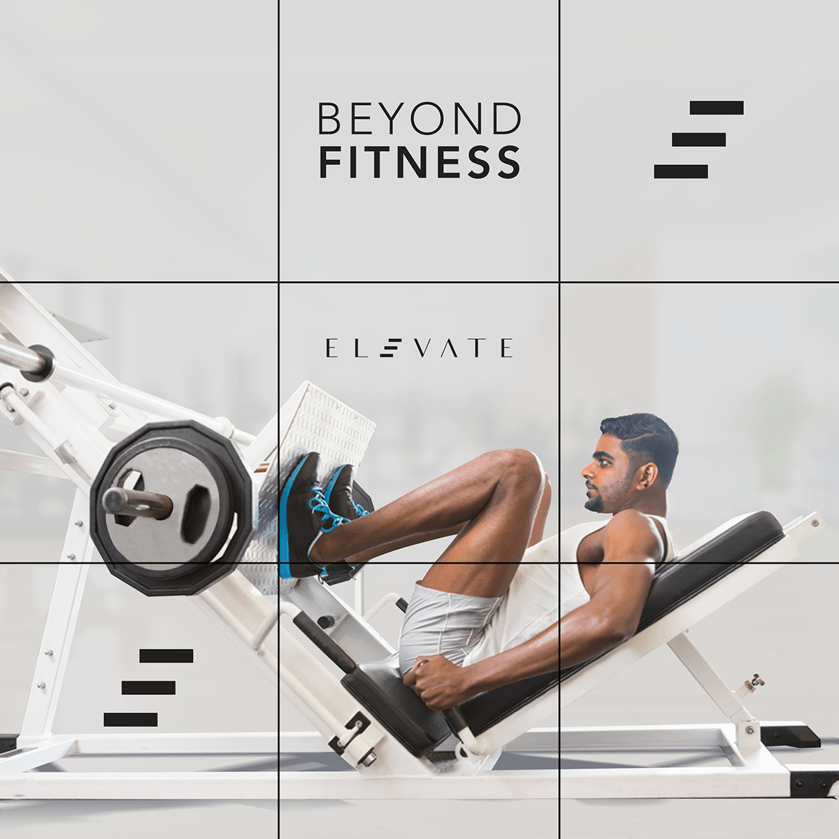 ELEVATE gym Bangladesh fitness BodyBuilding modern creative key visual Advertising  Social media post
