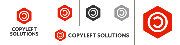 copyleft Copyleft Solutions Corporate Identity Business Cards posters