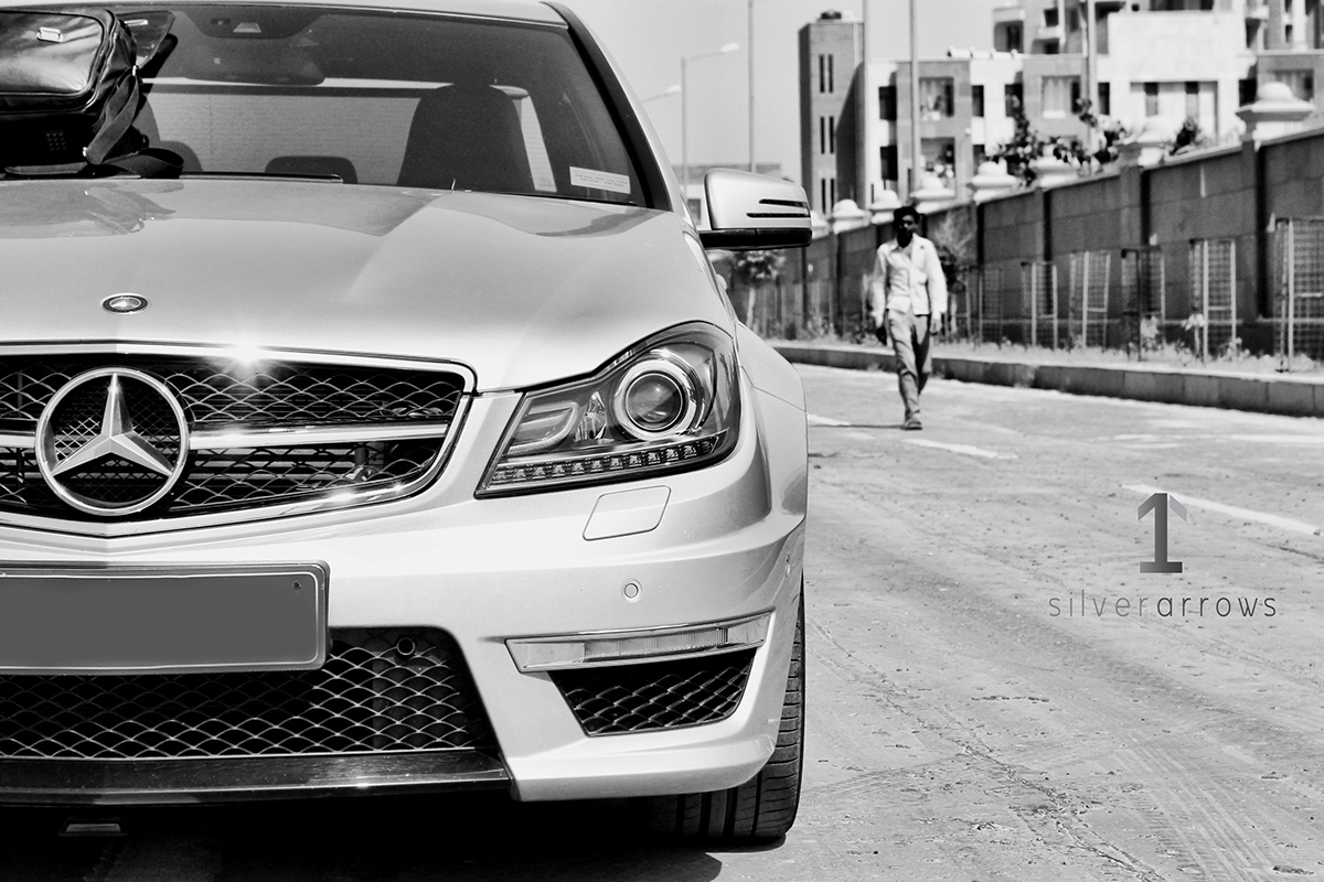 Mercedes Benz C 63 AMG India Silver Arrows www.steeroids.in