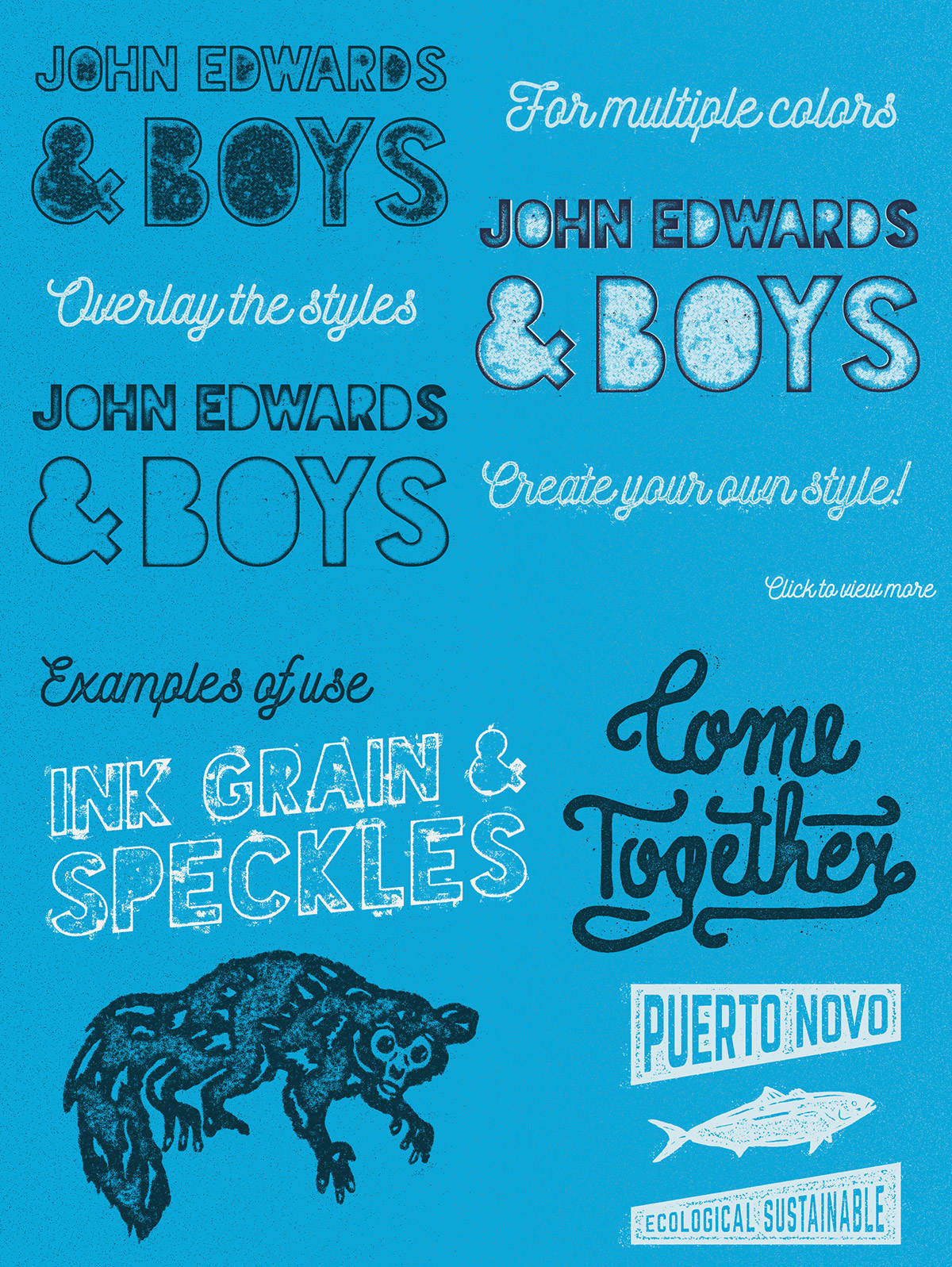lettering speckles adobe illustrator graphic styles actions textures ink grain vintage Retro inked text effects effects handmade handprinted press