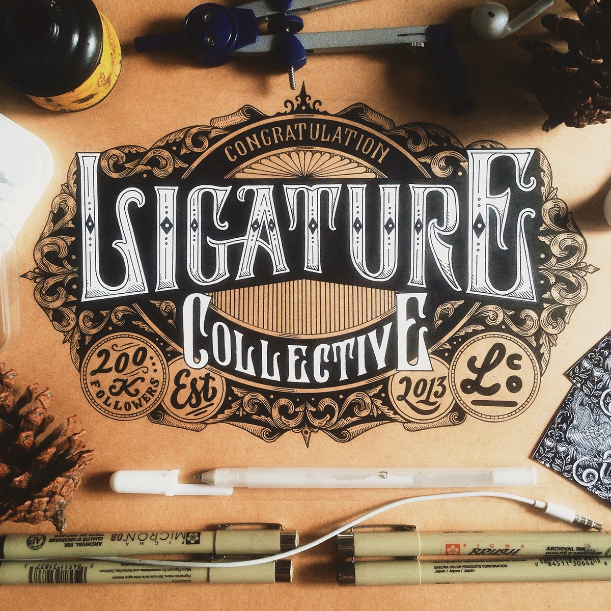 lettering Handlettering typedesign ligaturecollective ligature Calligraphy   Logotype