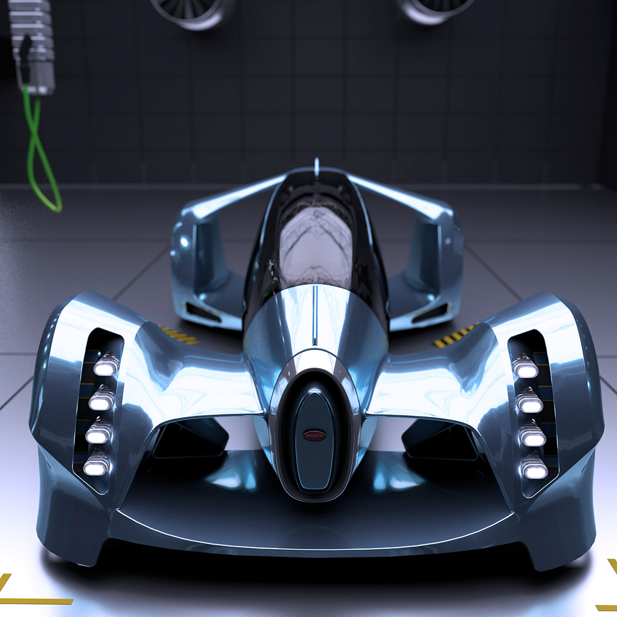 Autonomous bugatti street jet luxury hypercar ultrafast car sports car concept scale model design