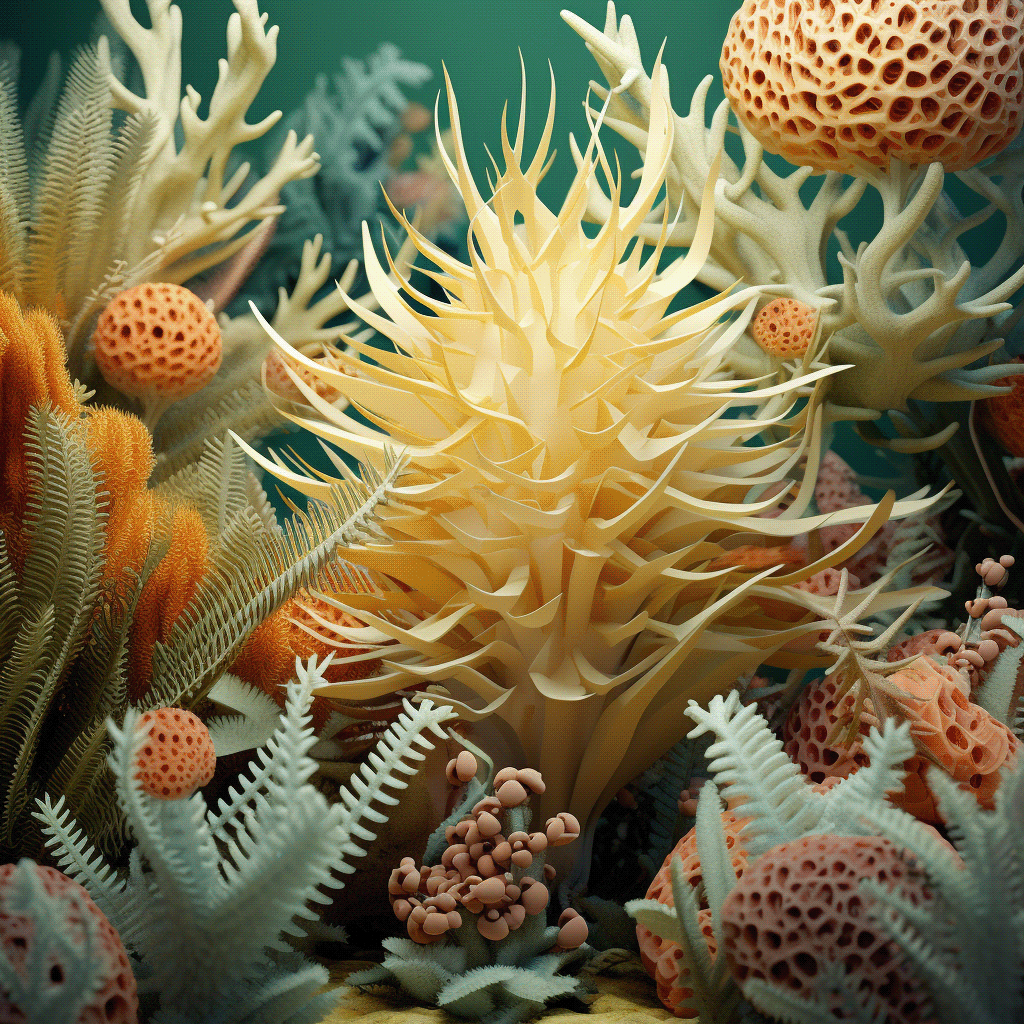 midjourney underwater coral fish generative generative art artificial intelligence aiart Digital Art  ai