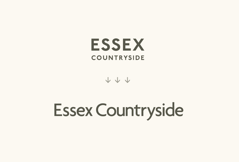 Rebrand estate agent modernize redraw type Essex Countryside storm Estate agency property Rentals Homes