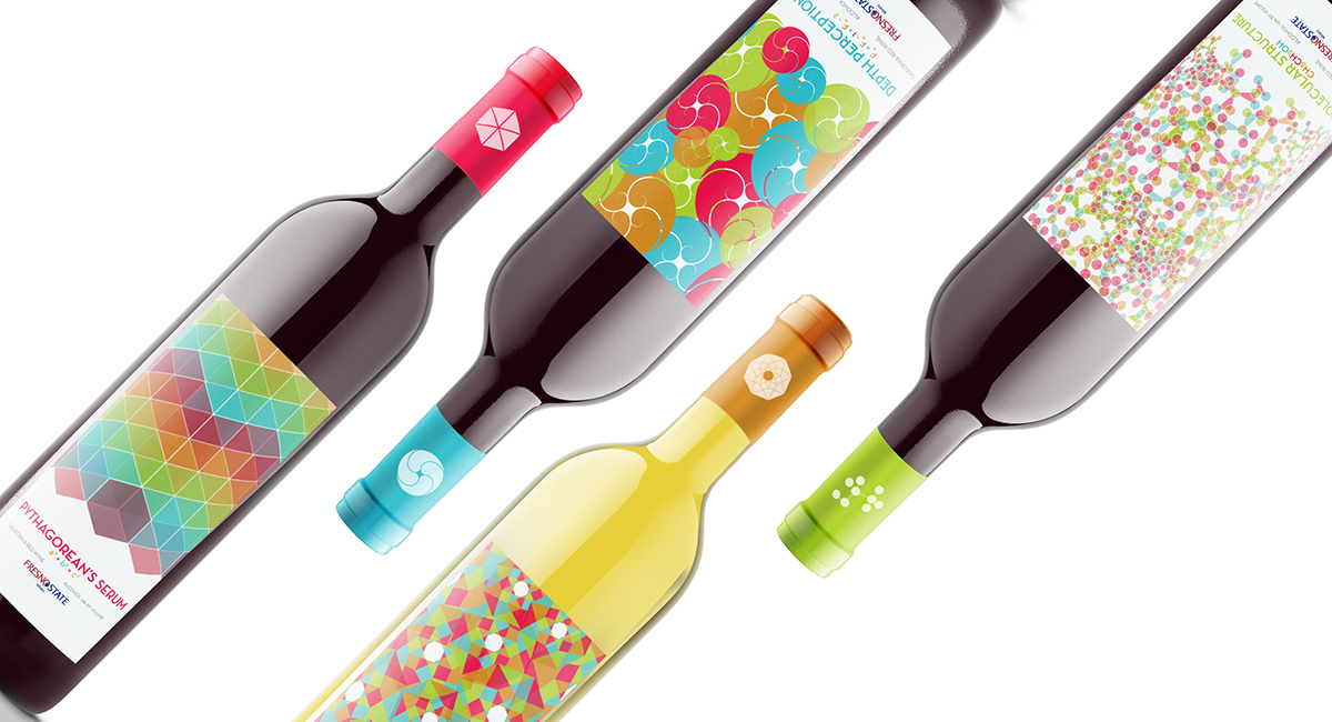 wine Wine Bottle Label label design wine label design colorful pretty