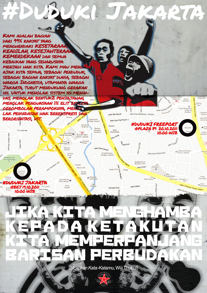 #Occupy Jakarta poster