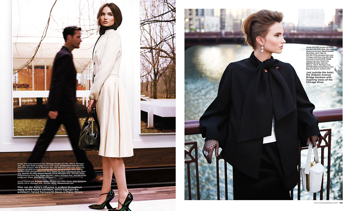 New York mighigan ave magazine hairstying Coats Langham Hotel makeup beauty