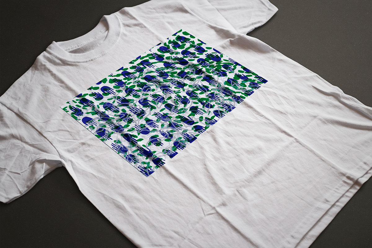 t-shirt designs girl digital texture