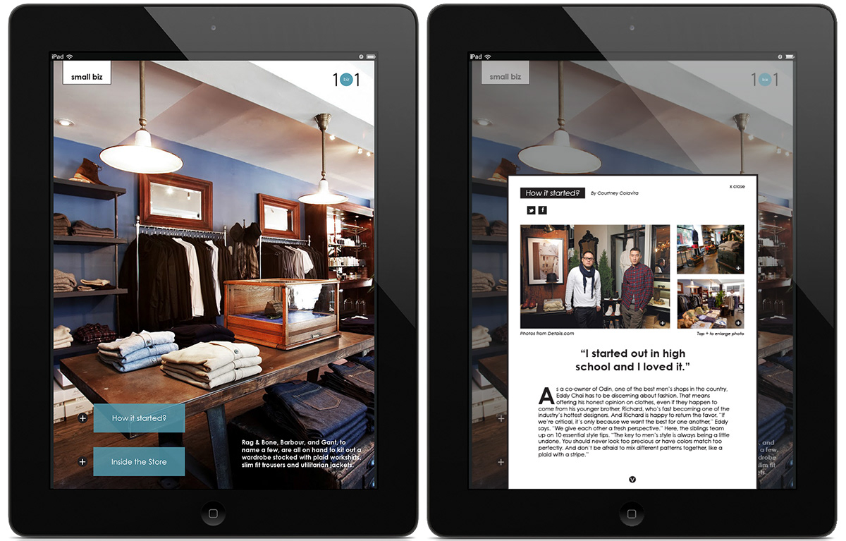 frontofbook FOB magazinedesign iPad ipaddesign tablet tabletdesign