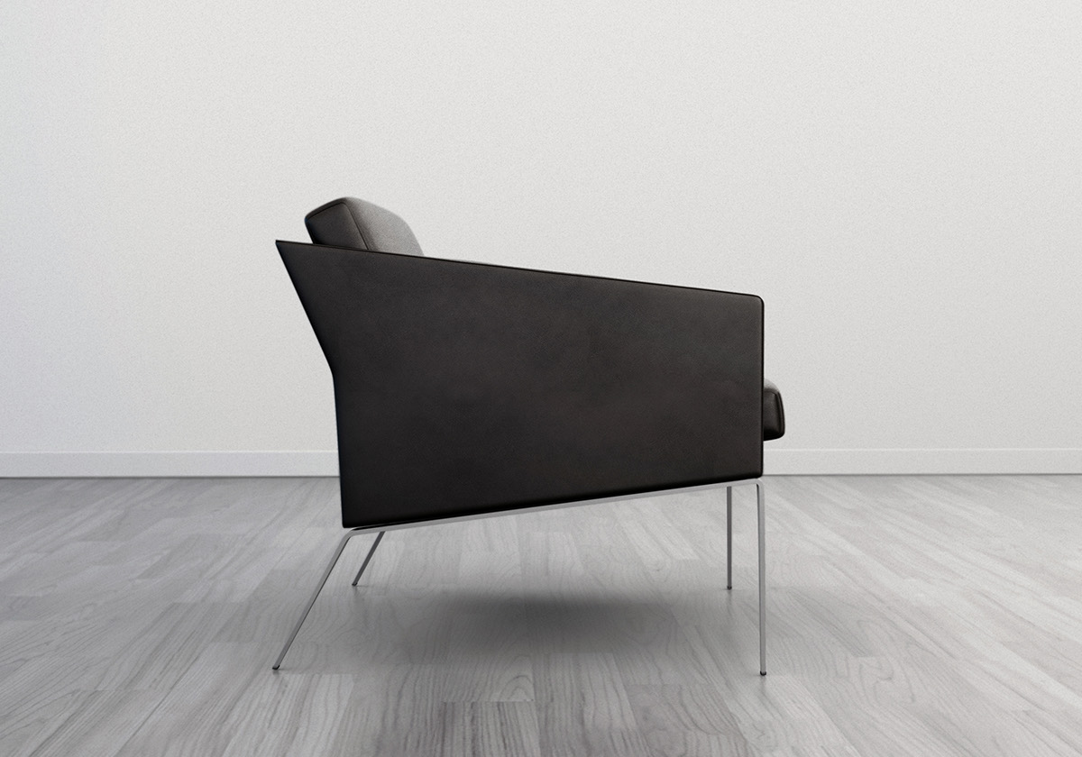chair sofa armchair Couch 3D furniture
