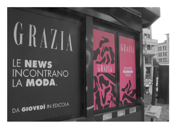 grazia Milan Fashion Week newsstand fashion magazine