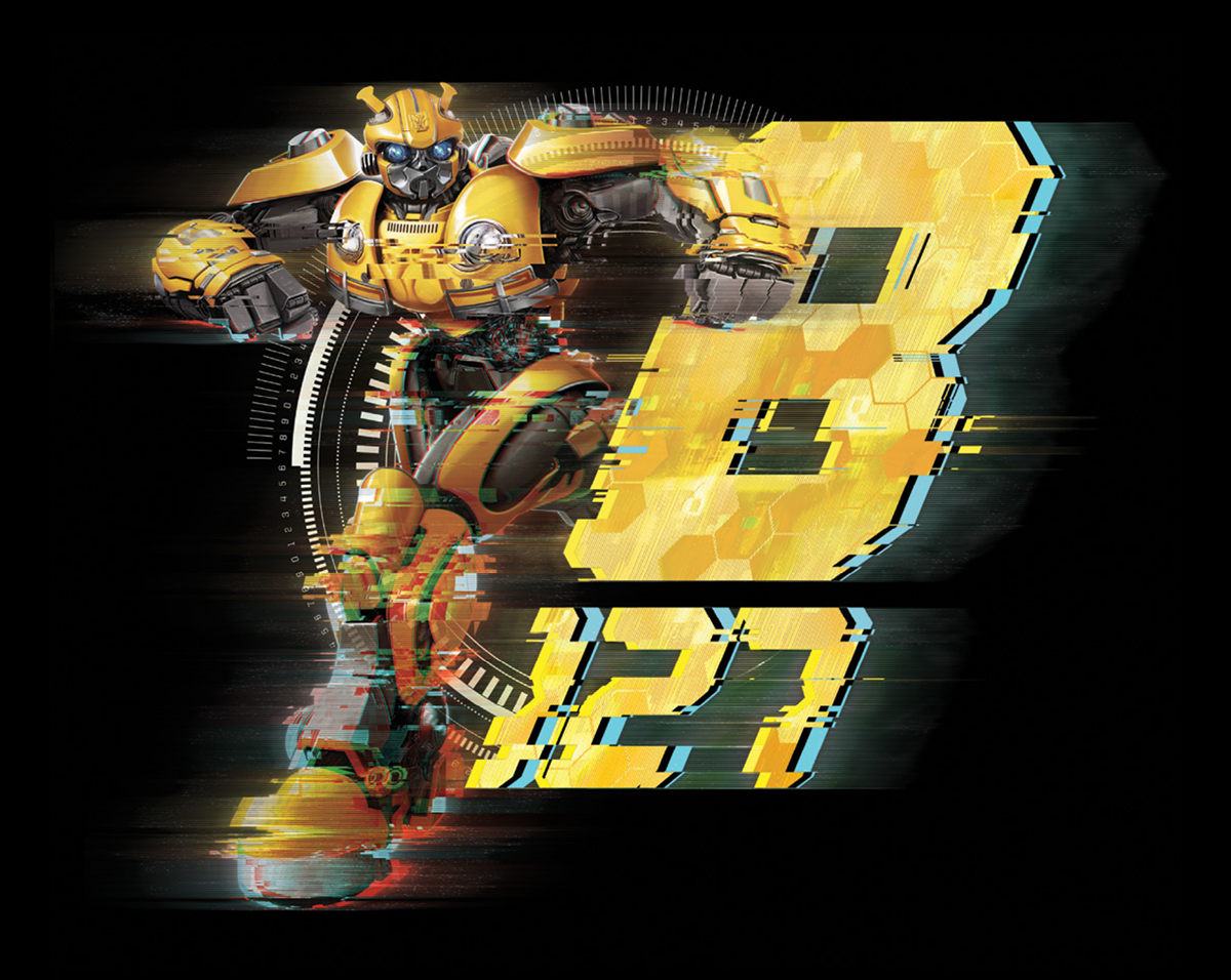 Bumblebee Transformers Hasbro Style Guide branding  Glitch