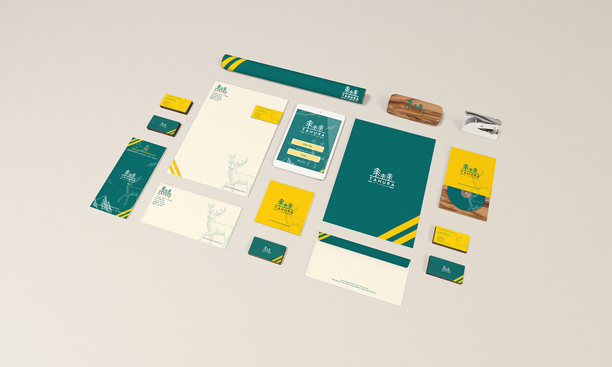 forest design poster Webdesign mobileapp flyer brochure Booklet ticket paperbag
