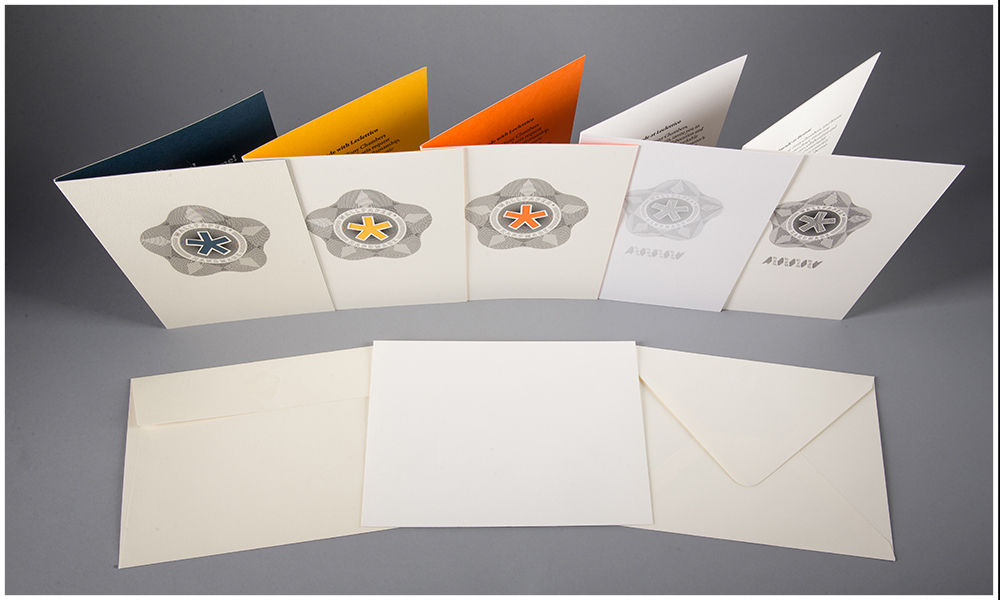 die cut Blind Embossing duplexing die-stamping letterpress