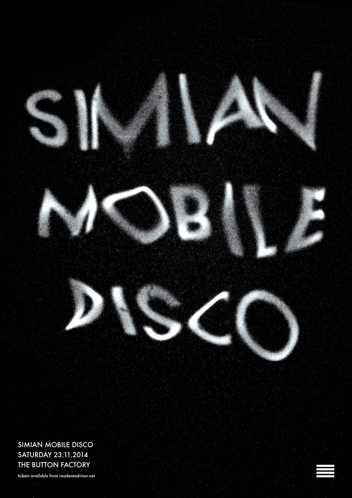 Hidden Agenda simian mobile disco rory simms Futura typographic