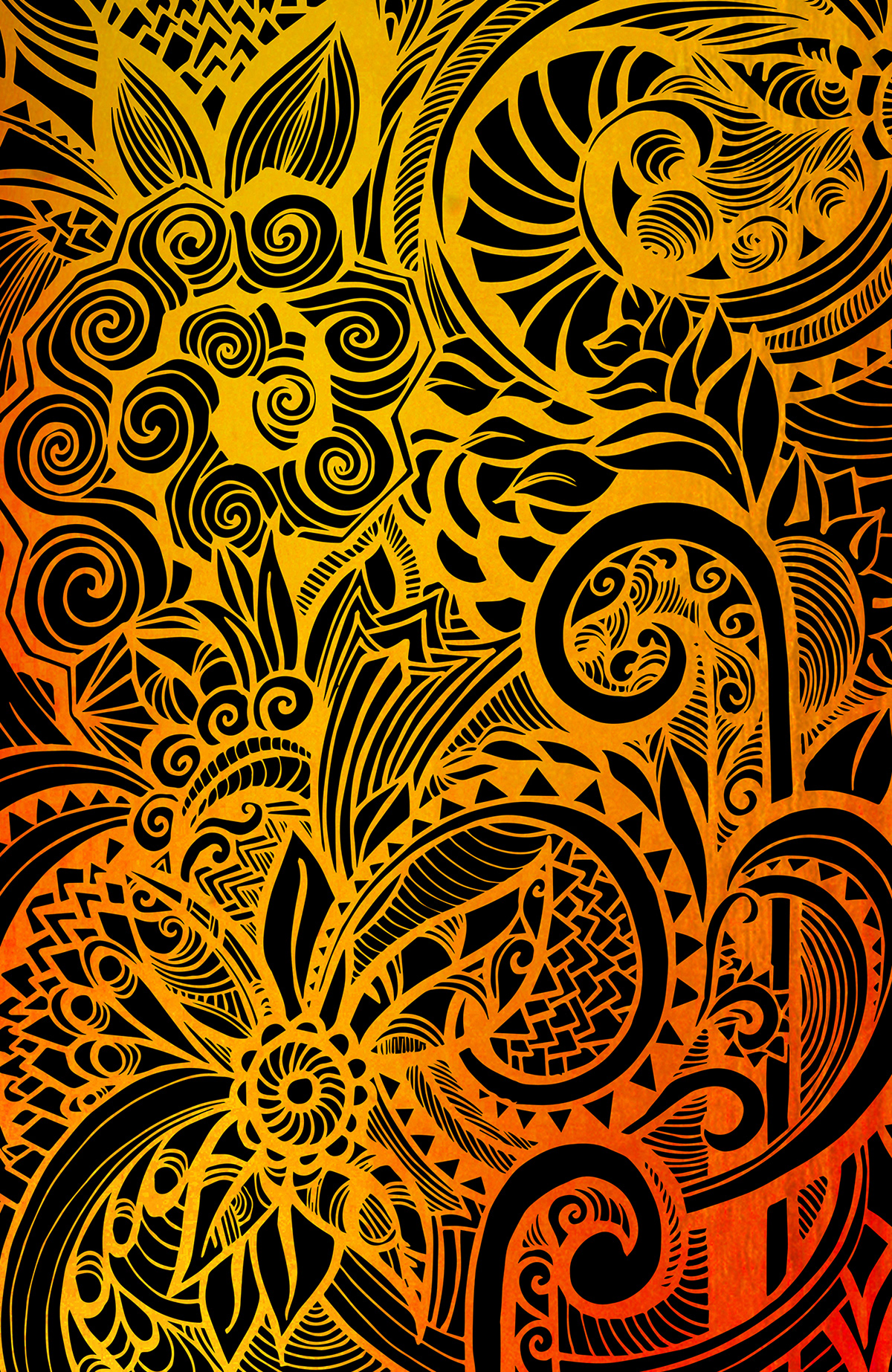 iphone case iphonecase handdrawing sharpie flower pattern Abstract Art colorful art illustration art Las Vegas iowa