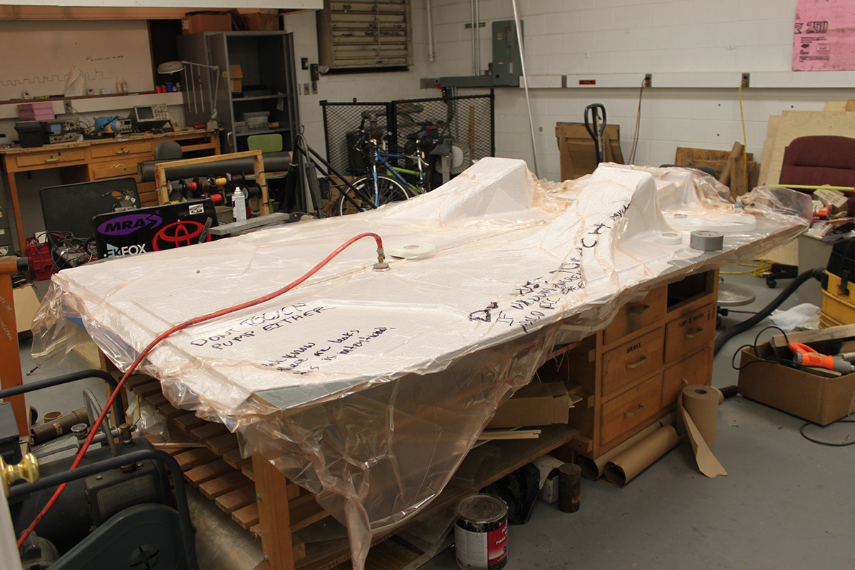 carbon fiber kevlar composites terps racing Racing Space  race Cars fomula sae vacuum