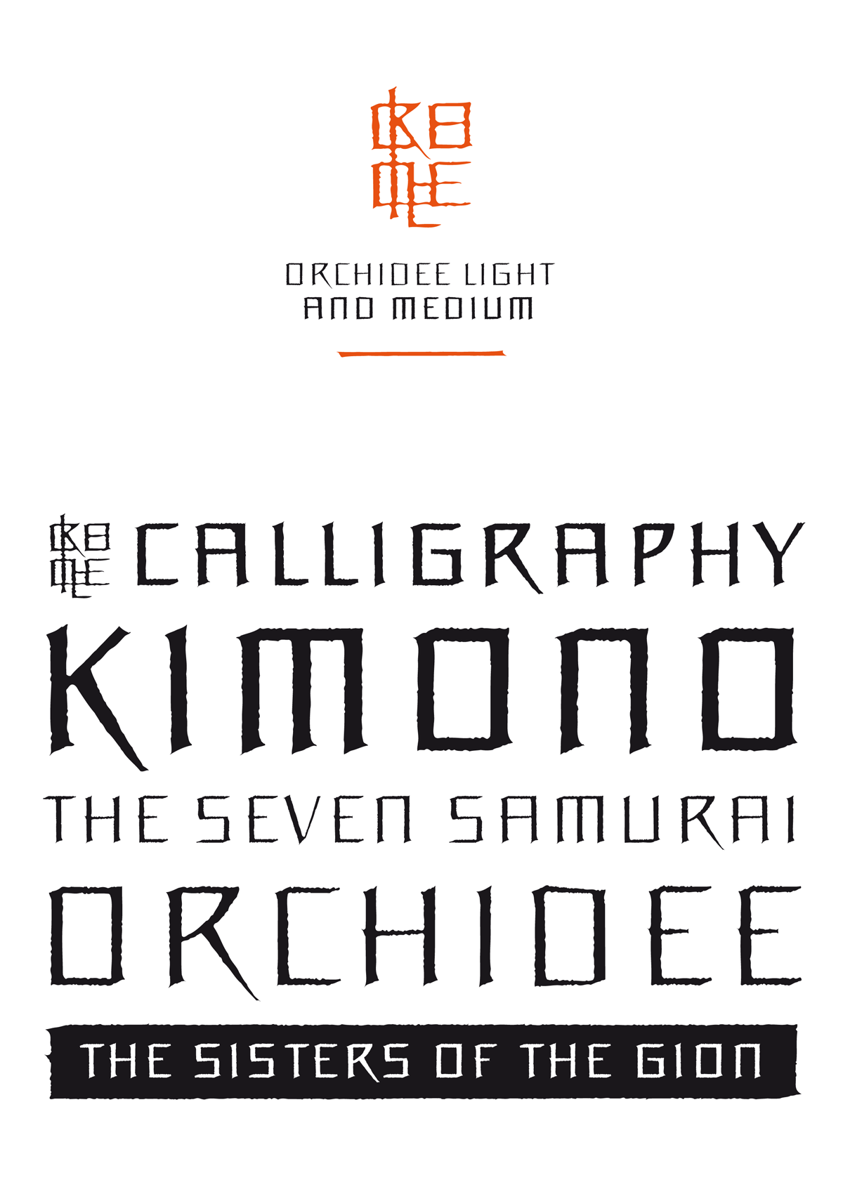 type Typeface free font freefont restaurant Display asian rough handmade Xerox