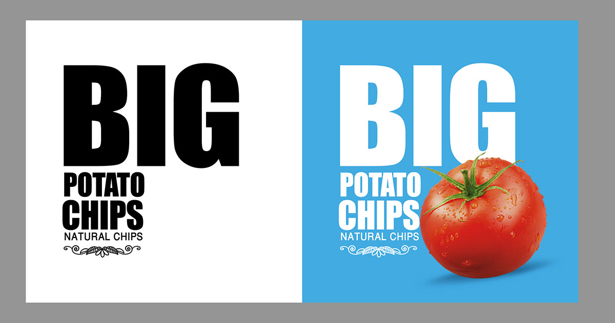 Big Chips Packaging potato chips logo cairo egypt