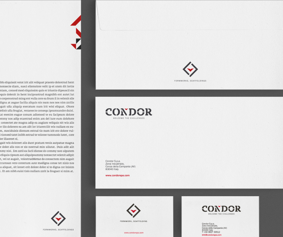 logo identity Stationery business card Catalogue Website bird architecture building industry scaffolding