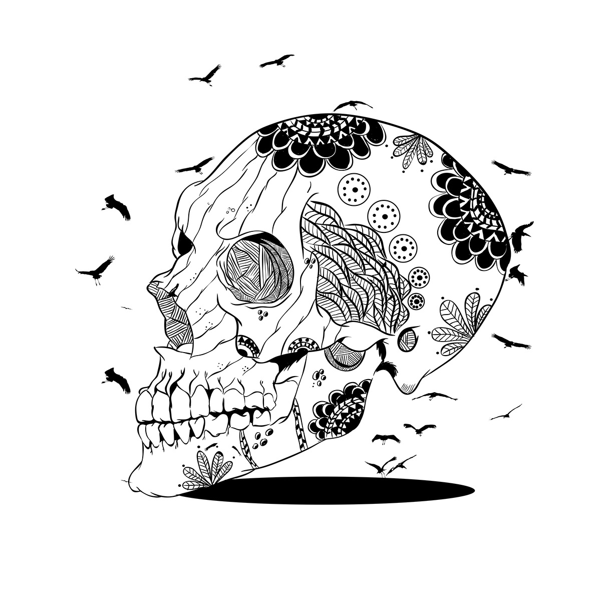 skull Island doodle