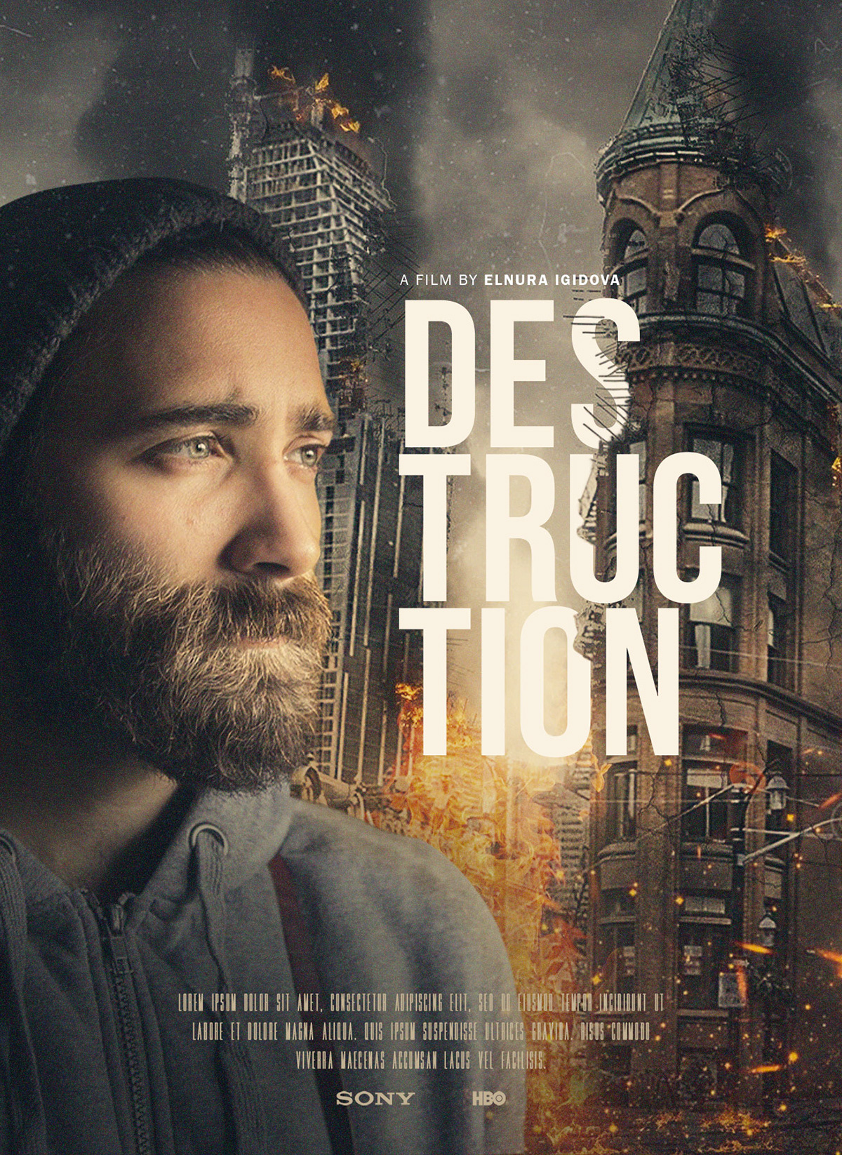 Cinema destruction Film   movie movieposter poster posterdesign